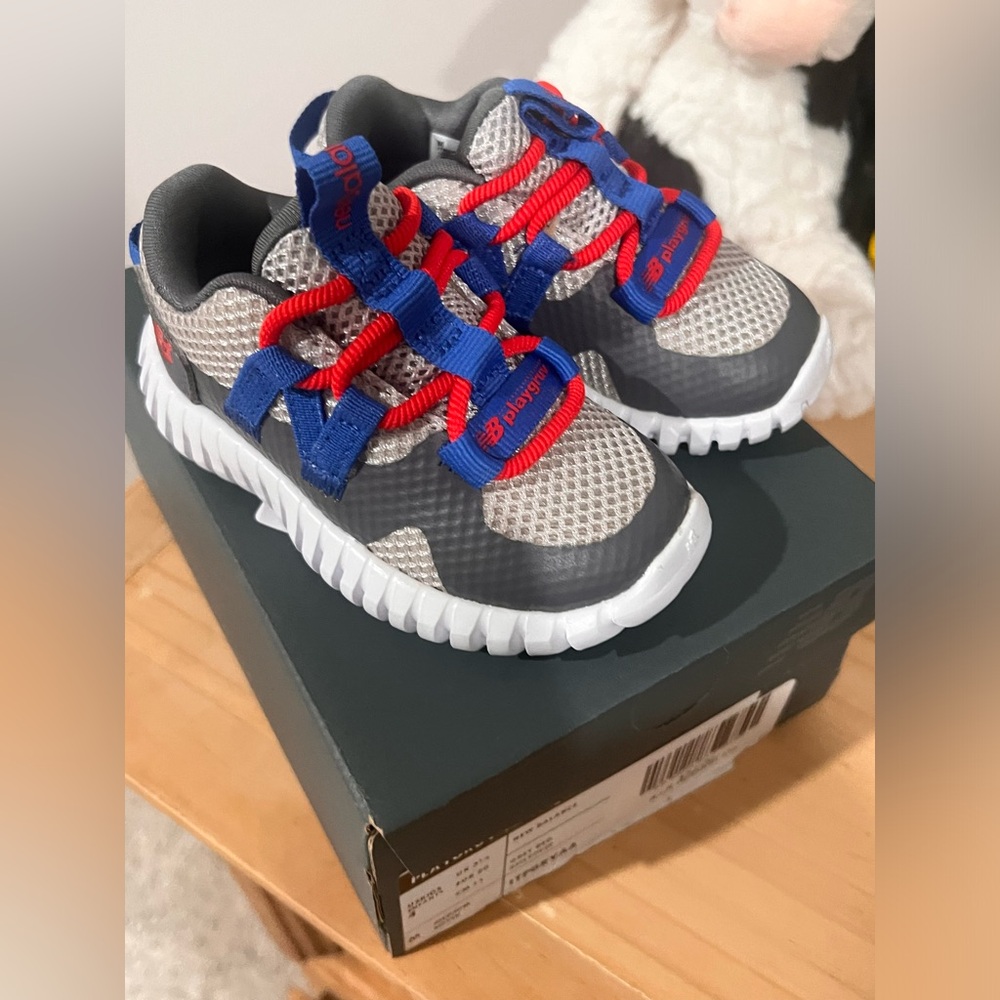 New balance baby Shoes - Gray and Blue